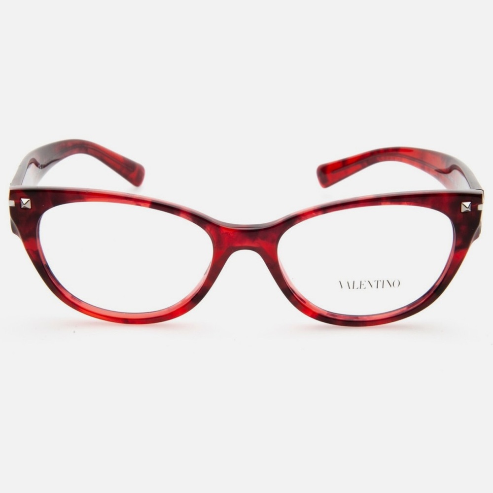 🆕 Valentino Eyeglasses VA3020 Women's Red Cat-Eye Glasses 100% AUTHENTIC
